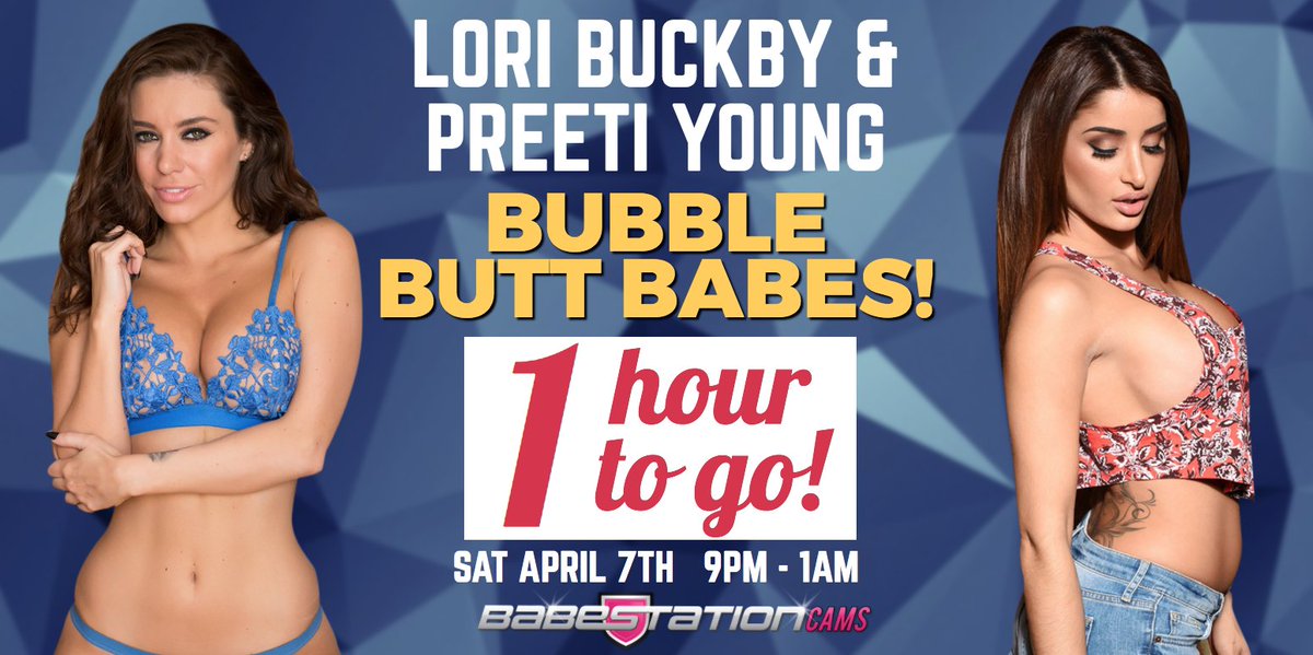 1 HOUR TO GO. ⏰
Bubble Butt Babes feat. @OnlyLittleLori &amp; @preeti_young 🍑
https://t.co/ihKJRotLWz 👈 https://t.co/497K2HWA72