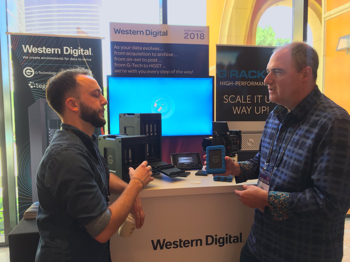 MediaTechBobby's tweet image. Thank you @videoguys @broadfieldsales for stopping by #GTechnology #AvidConnect

#postproduction #media #storage #SSD #workflows #GDRIVE #WDCEmployee