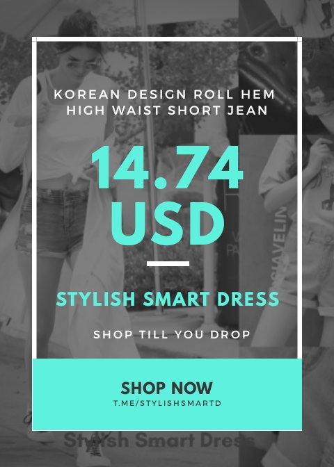 StylishSmartD's tweet photo. Item no. HYK051214
Style like Kendal Jenner with this Korean Design Roll Hem High Waist Short Jean
Order link: https://t.co/XdDIvzCiEx
#fashion #onlineshopping #kendaljenner #korean #denim #highwaist #short #jean #design #model #style https://t.co/7TwlLqo4ut