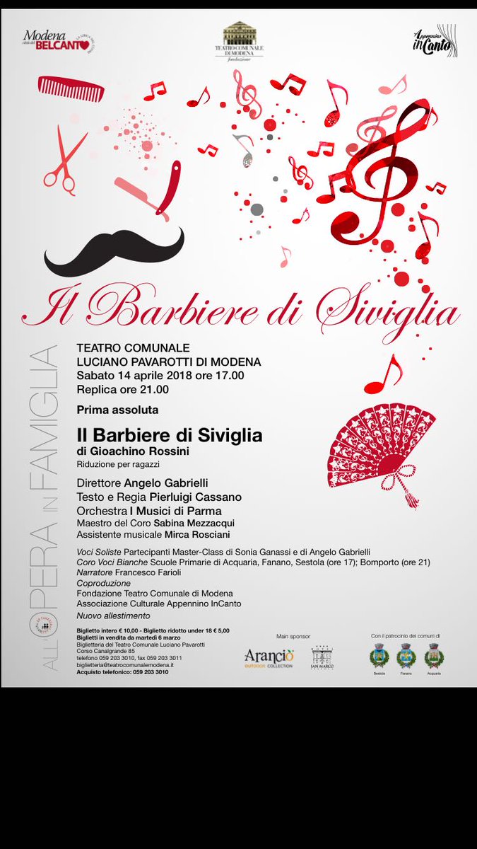 AngeloGabrielli's tweet photo. dopo il successo di cenerentola con oltre 3700 visualizzazioni, va in sceba il Barbiere di Siviglia per superare nuovi traguardi https://t.co/HYgp2hvPV5