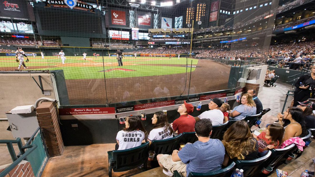 propertydoug's tweet photo. Suites at @Dbacks games are the way to go if you are business and entertaining clients, awarding staff or planning a corporate day out for friends/family! #dbacks #dugoutsuite #batterbox #poolsuite https://t.co/tHPKQERped