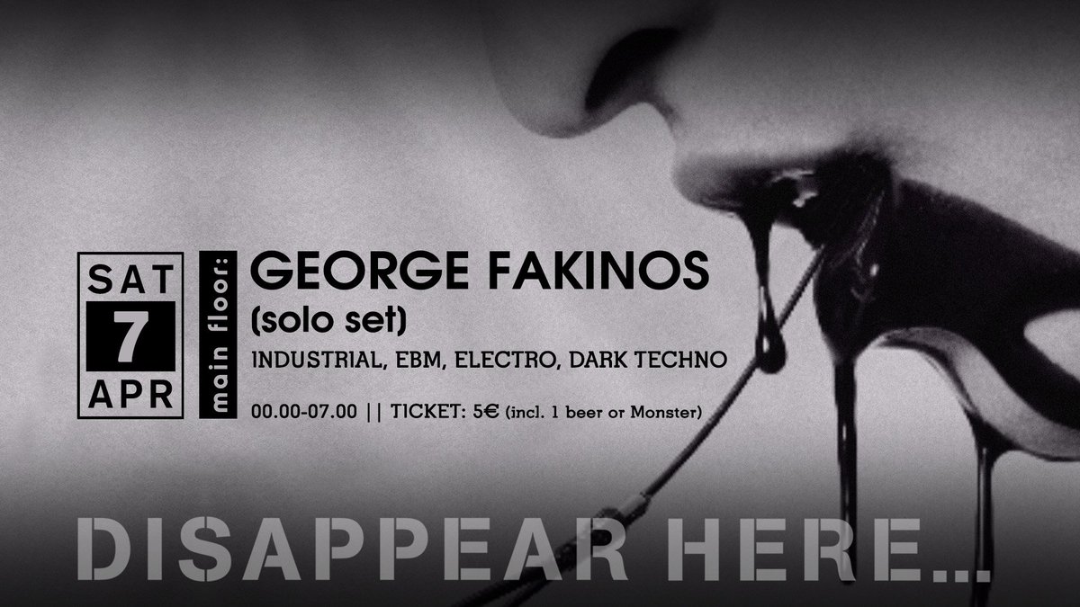 Solo set tonight <a href="/secondskinclub/">Second Skin Club</a> . From 00.00. Disappear Here...