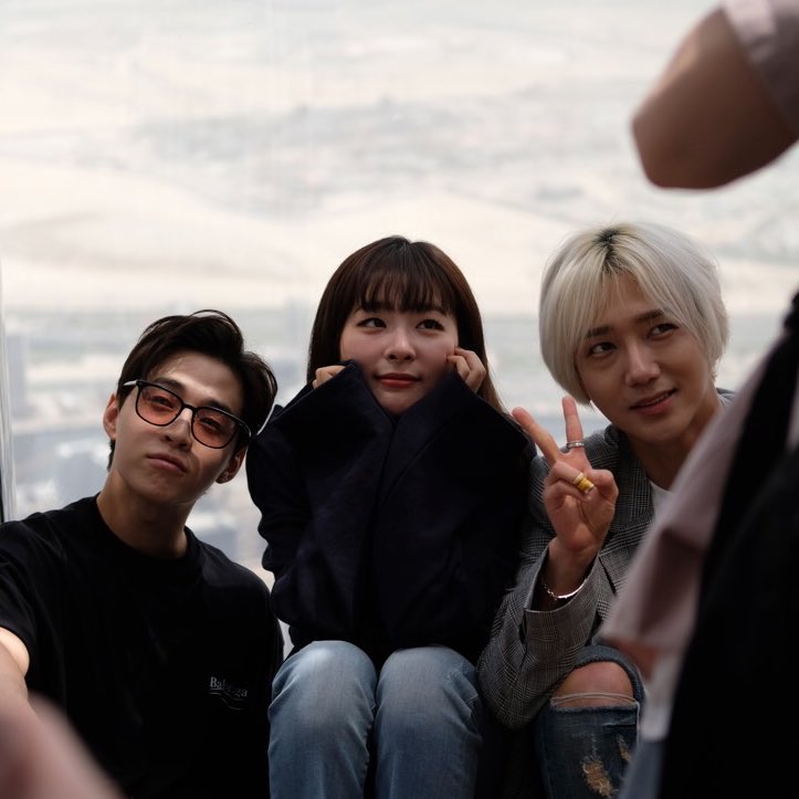emaardubai's tweet photo. Emaar was delighted to host Korea's top bands from @SMTOWN at At The Top @BurjKhalifa and to watch the fountain play “Power” by EXO. @DowntownDubai #EmaarDubai #SMTOWNinDubai https://t.co/1pLptquqpN