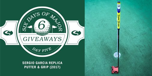 SuperStrokeGolf's tweet image. 🚨Major Giveaway Alert🚨 We are celebrating the best week in golf with Six Days of Major Giveaways!

Day 5: Enter for your chance to win a replica putter and grip from the 2017 Champion, Sergio Garcia! #6DayGiveaway

To Enter:
1⃣Follow Us
2⃣Retweet this Post