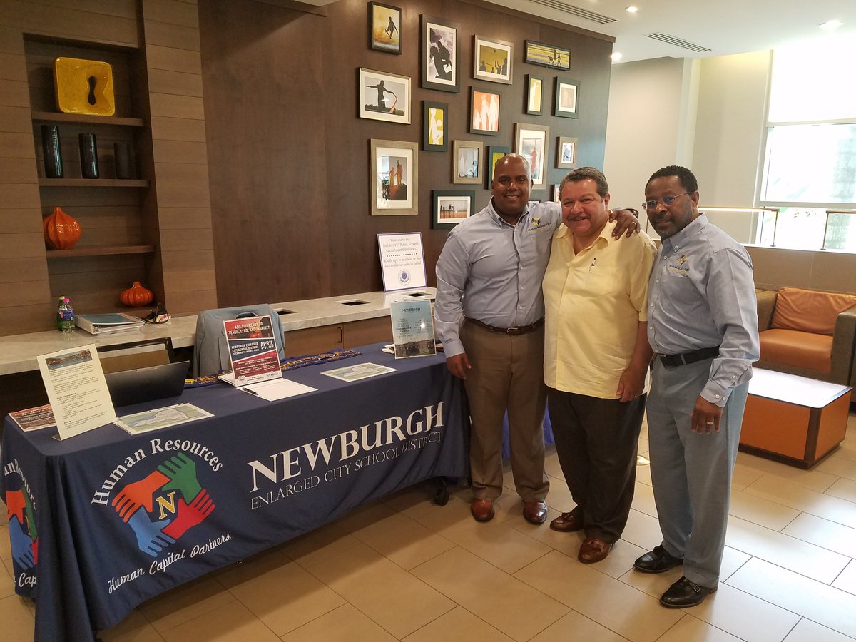 Dr_P_Roman's tweet photo. Great things happening in Newburgh!  Thanks to our BOE and Dr. Padilla for supporting our recruitment efforts in Puerto Rico!  We have had great screening interviews so far!  #PRfuerte #great thingsinnewburgh https://t.co/jGDmEWUVP3