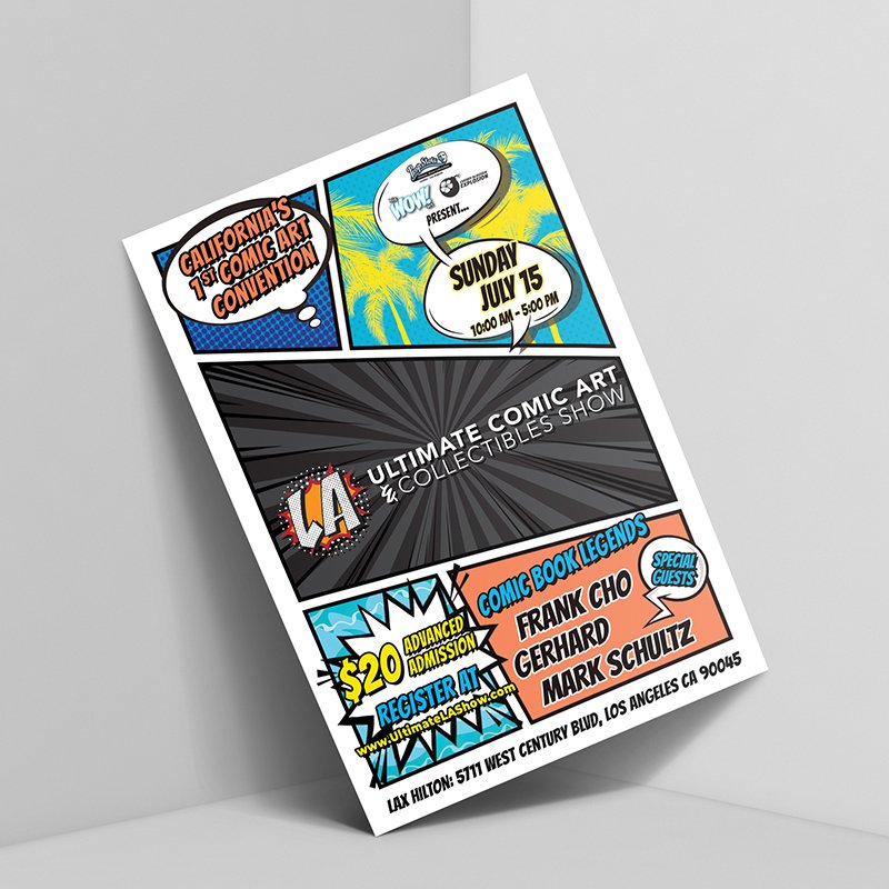ultimatelashow's tweet photo. LA Ultimate Comic Art &amp; Collectibles Show is proud to present our first annual convention on July 15, 2018. Visit our website for more info! https://t.co/HkSi8wX0Q3 
.
.
.
.
.
#comicart #comic #convention #comicconvention #comiccon #art #artists #ultimatelashow https://t.co/pcGq9INzny