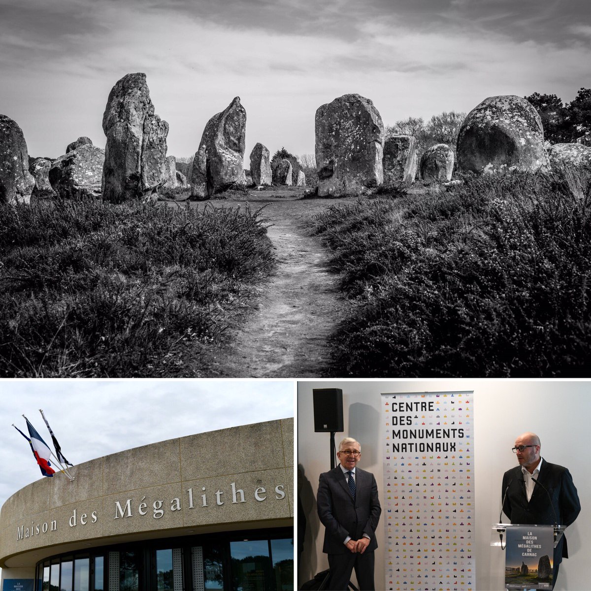 tk_solutys's tweet photo. Fier d’appartenir à @Solutys et sa @FondSOLUTYS, acteur dans le maintien du patrimoine et du partage du savoir avec @leCMN Aujourd’hui inauguration de la #maisondesmegalithes autour des #alignements de #carnac. @ep_solutys @PBelaval https://t.co/nc2x4xxLKi