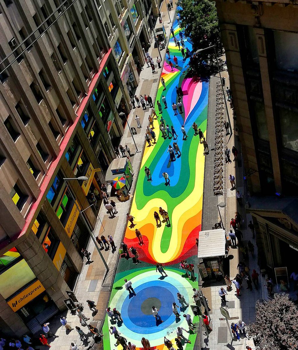lorimcneeartist's tweet photo. Paseo Bandera: Newly Pedestrianized Street in Chile is One Big Work of #Art https://t.co/dKmCvy27UB #Design https://t.co/g2BD2Pu9YT
