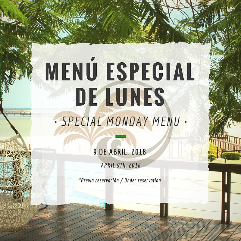 terrazasmarpty's tweet photo. Nuestro menú especial de lunes🍽Busca el enlace del menú en nuestro perfil 📲.
#ilovevistamar #terrazasdelmar #monday #specialmenu #Foodie https://t.co/P0wxZJE3xG