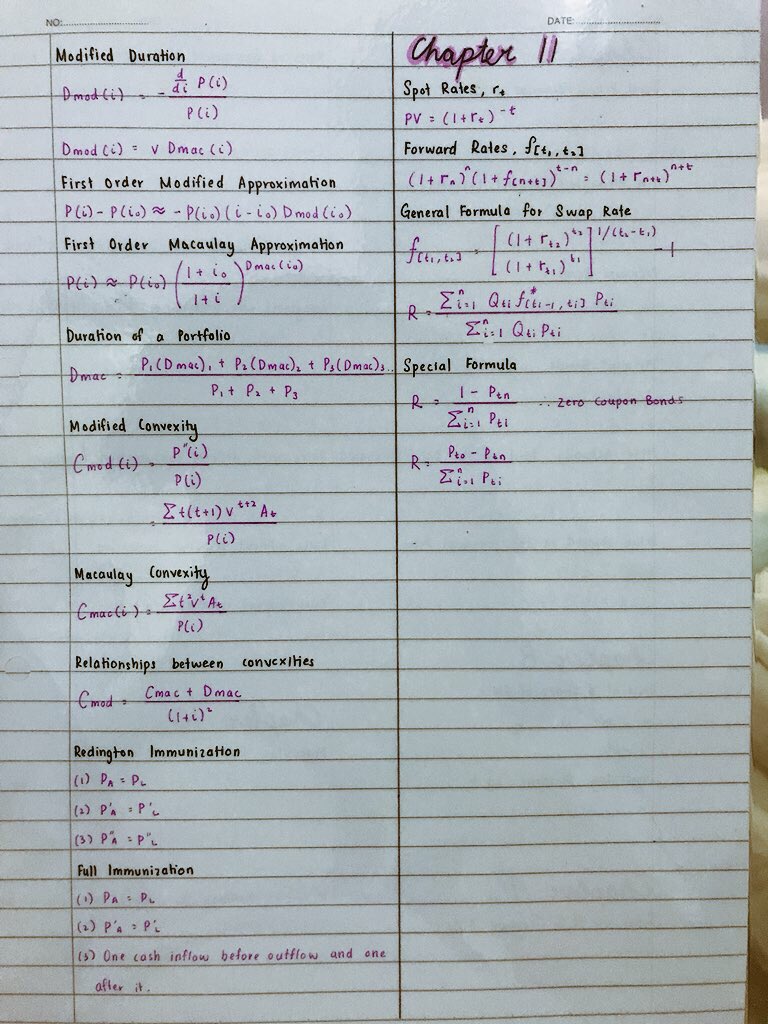 koksueann's tweet photo. Someone needs to start a petition for SOA papers to provide formula sheets π #examfm
Ps. There are many more formulas I didnβt include π https://t.co/xQJAAaeLVv