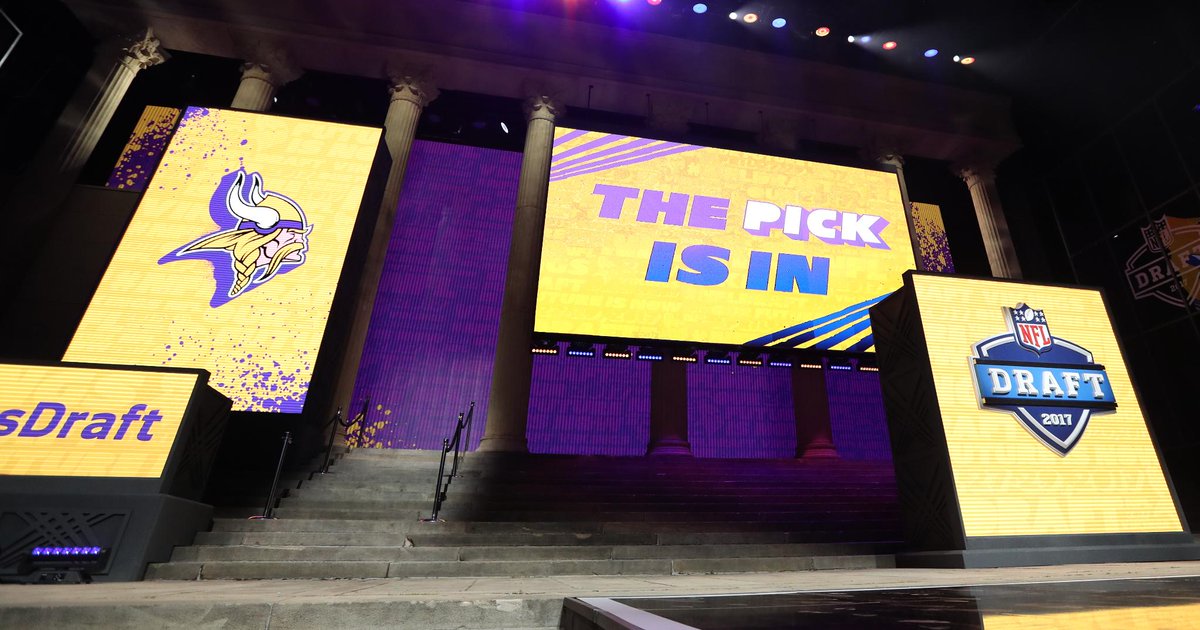 The #Vikings are set to boost their roster with 8 picks in this year's NFL Draft.   📰: mnvkn.gs/yKrV64 https://t.co/A95Hpl2ezL