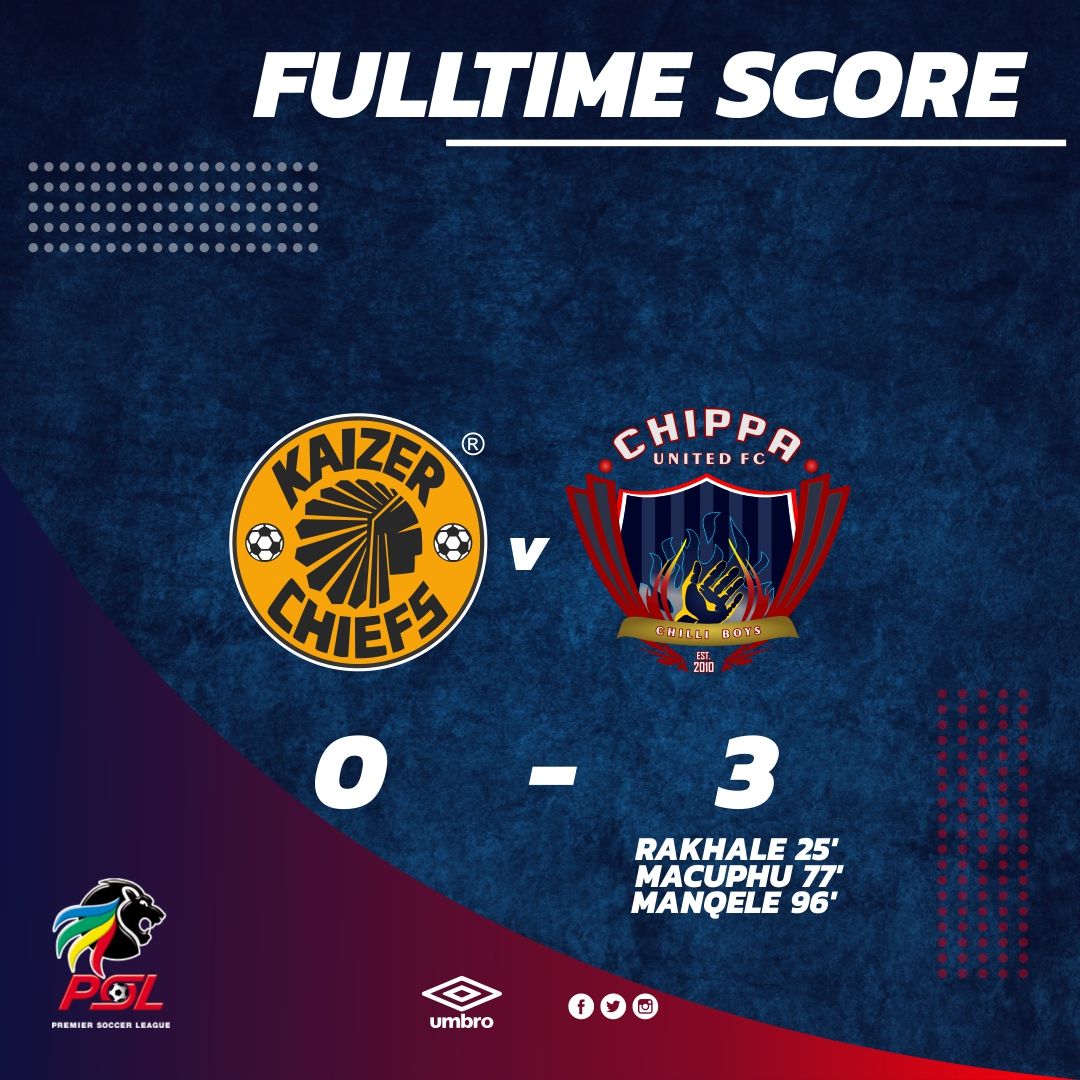Chippa United FC on Twitter: "FT Kaizer Chiefs 0-3 Chippa ...