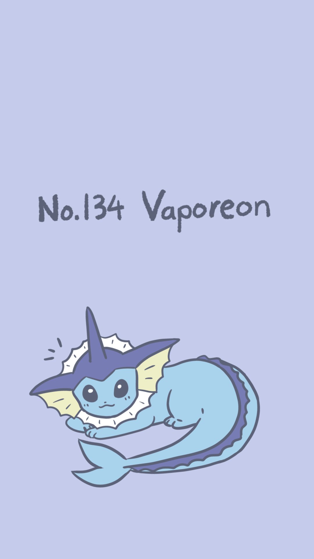 田吾作めちくん Twitterissa ロック解除で起きるシャワーズ壁紙