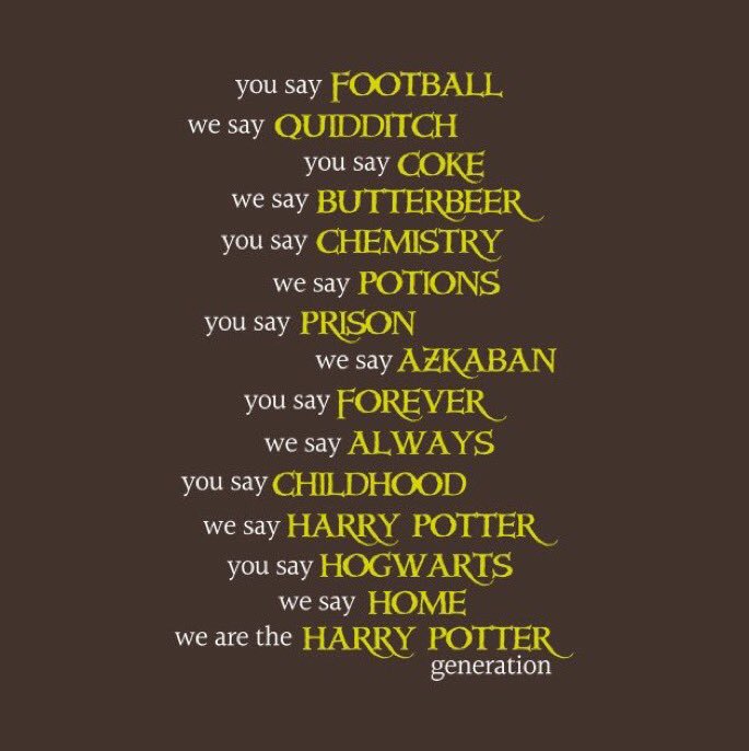 HPotterUniverse's tweet photo. Accurate. https://t.co/Y9LaMqoNYF