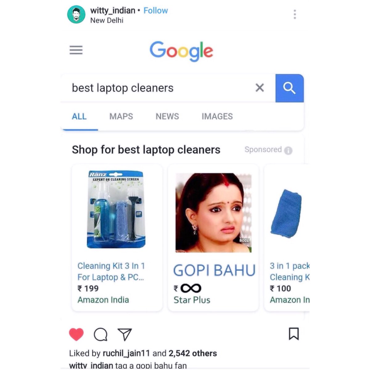 Giaa_Manek's tweet photo. N when I cleaned #ahemjis laptop I dint know the #news will go #viral again and #again and again ! 🤣 #throwback #stillpopular #gopibahu #saathiya #laptopcleaning #specialmemory #allsmiles #repost https://t.co/yvUZbMJNUb