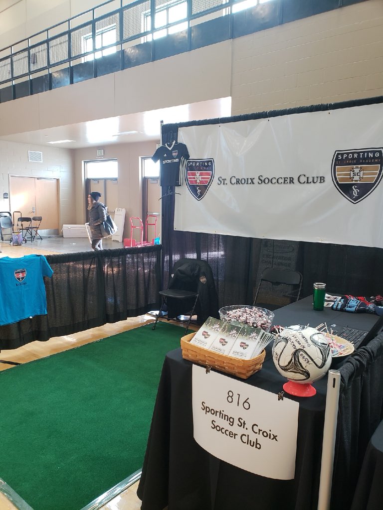 StCroixSoccer's tweet photo. Stop by the #SportingStCroix booth at the #WoodburyExpo #SkillCenter #FreePrizes https://t.co/ZJk8JrmNEd