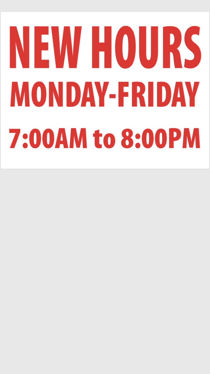AutoHawkins's tweet photo. Retweet the news!!!!! Convenient extended hours!!!! https://t.co/IDvJEh0ODO