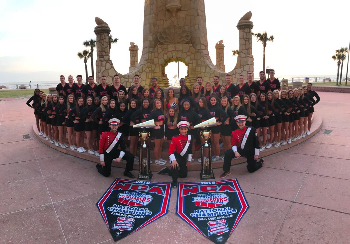 ncsucheer's tweet photo. 2018 NCA National Champions! 🏆🏆 https://t.co/2FDYQ5Htuu