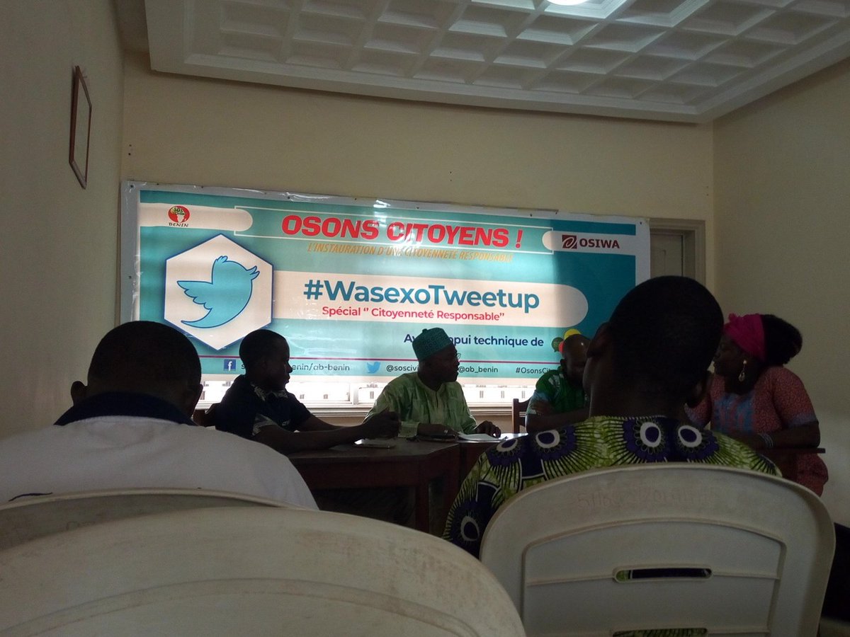 Il faut connaître le pays,  savoir ce dont il a besoin avant de créer le filaires #wasexotweetup #wasexo #Benin