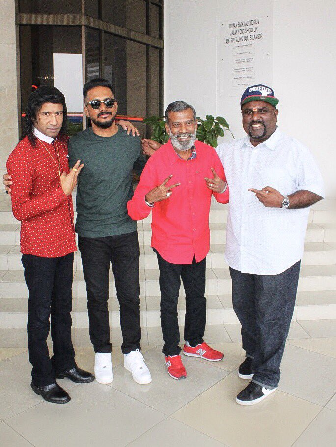 The Legends brother Darkkey from The Keys and Mista G from Lockup have accumulatively sold more than 500,000 albums units in their lifetime. Mad love for my Malaysian Indian Music Kings 🤴🏽