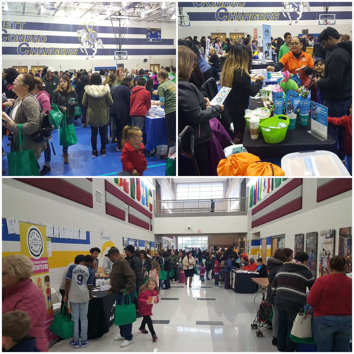 ChiefMRamirez's tweet photo. Come learn about the GREAT programs Dallas ISD has to offer at the Discover Summer Resource Fair being held right now @EmmettJConrad @dallasschools https://t.co/vlpK7Itqo7