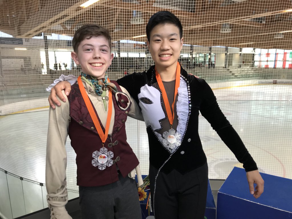 Stanz1980's tweet photo. 🥇and 🥈for advance novice @SkateCanada men!!
🇨🇦 #EgnaSpringTrophy ⛸🇮🇹 https://t.co/M3BSEsP4wu