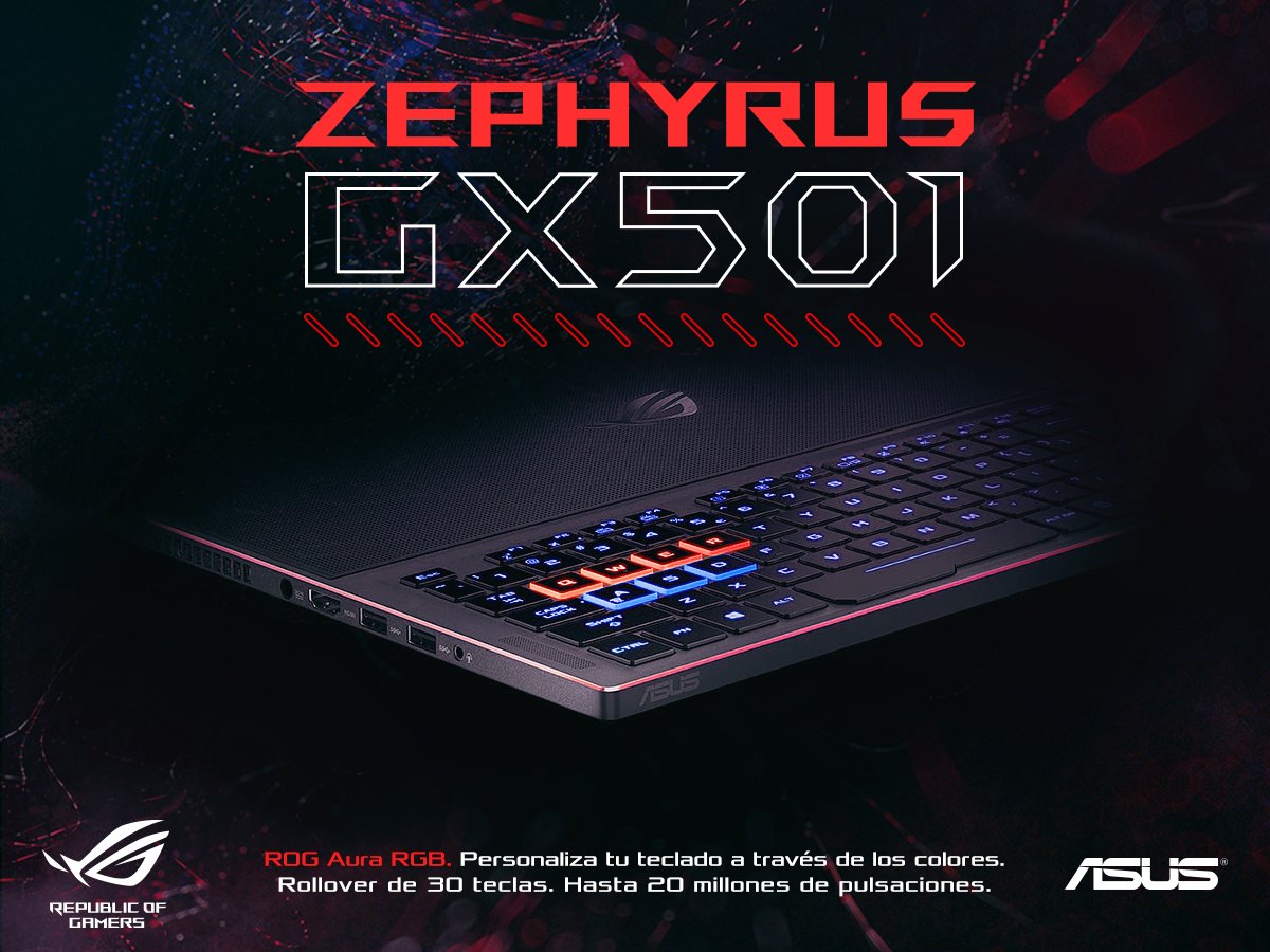 LyonLATAM's tweet photo. El destino del juego está en tus manos.
#ROGmx
#ROGR7
#ROGZephyrusGX501 https://t.co/YQBQPDDikZ