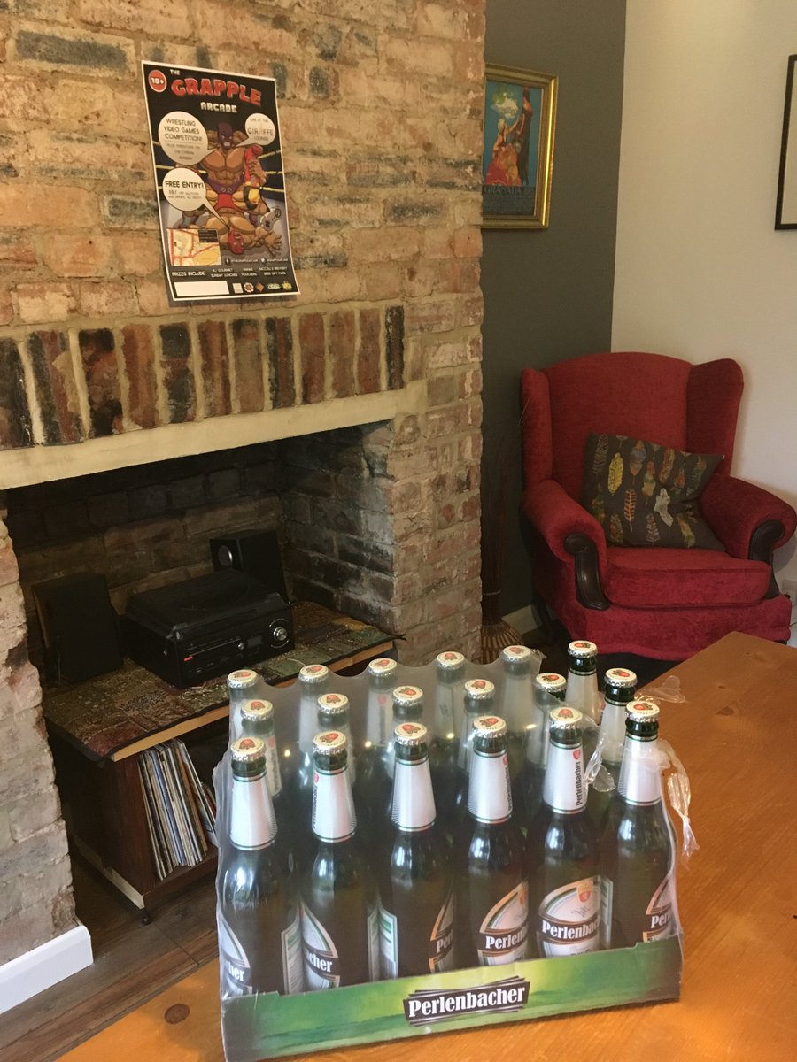 grapplearcade's tweet photo. Ready for NXT tonight?
I am... 18 bottles of generic German joy. 
#asleep-after-5-beers
#NXTTakeOver
#grapplearcade https://t.co/3SkWfjiaaP