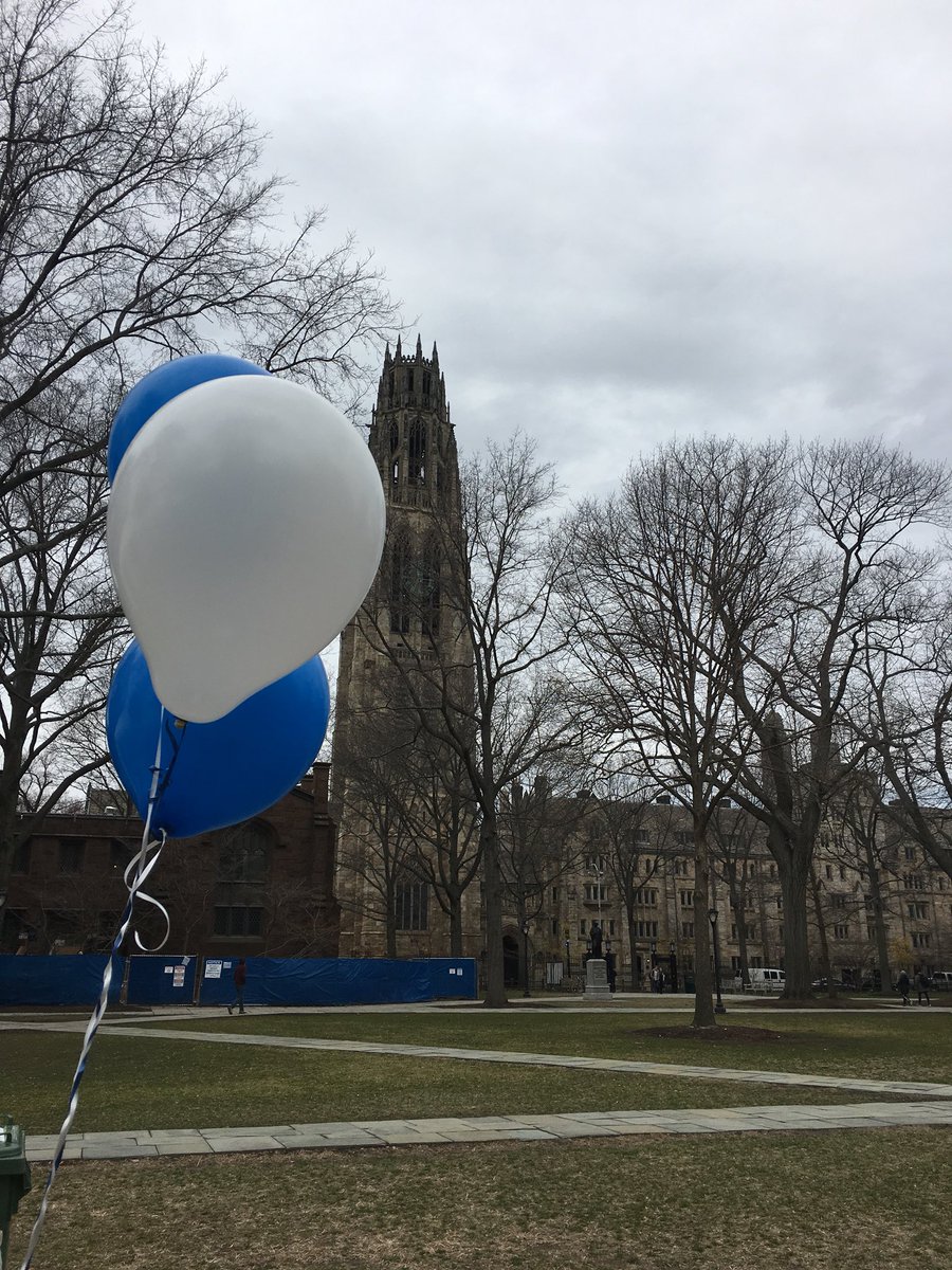 YaleUGA's tweet photo. The calm in the middle of the storm - welcome, #Yale2022, to Bulldog Saturday! #BDD2018 https://t.co/4COn75vtYM