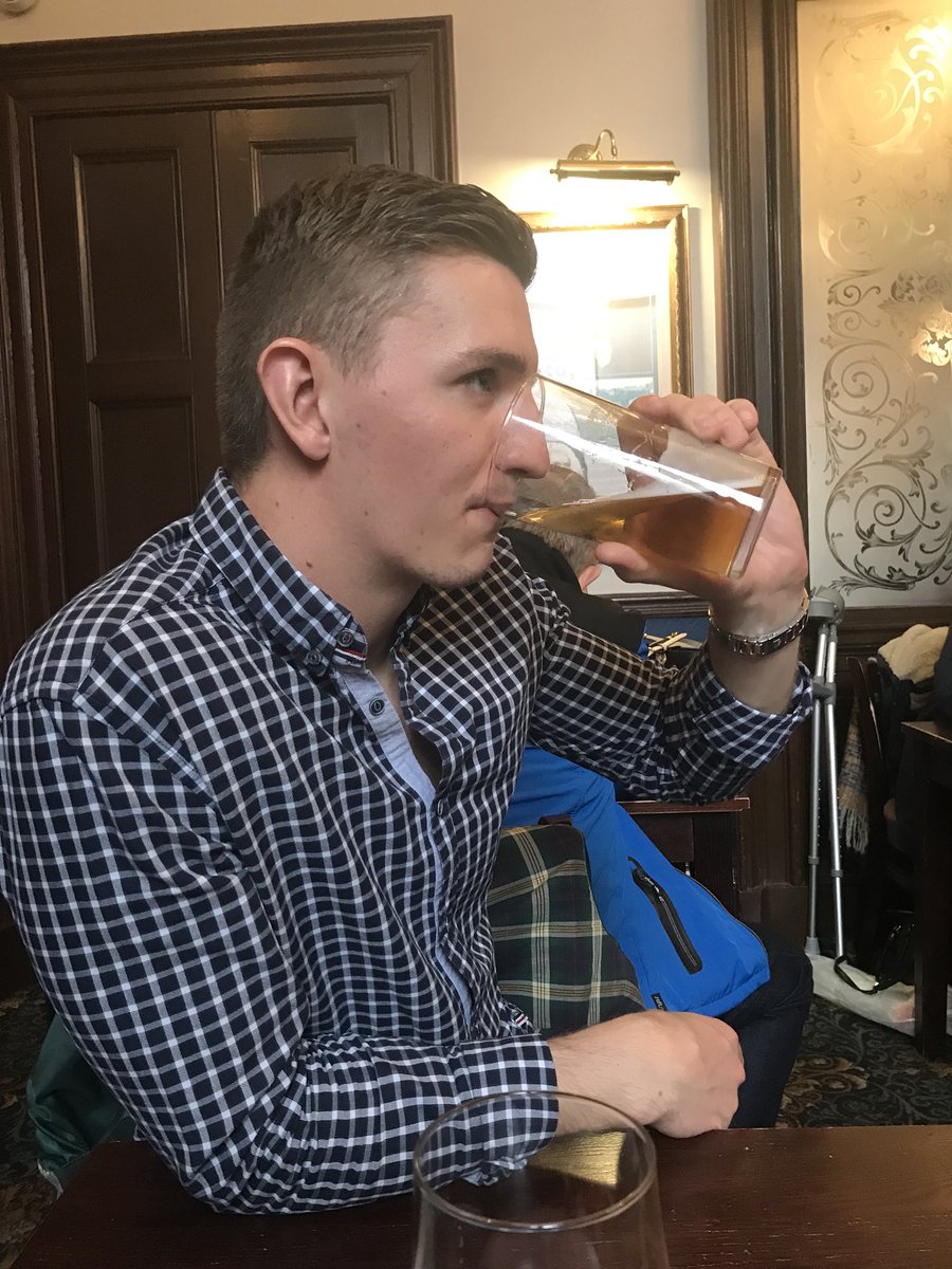Nathan_Edwardss's tweet photo. Celebrating for the boy, send him a drink @ spoons table 39, The Standing Order Edinburgh https://t.co/Dde9EhwxaD