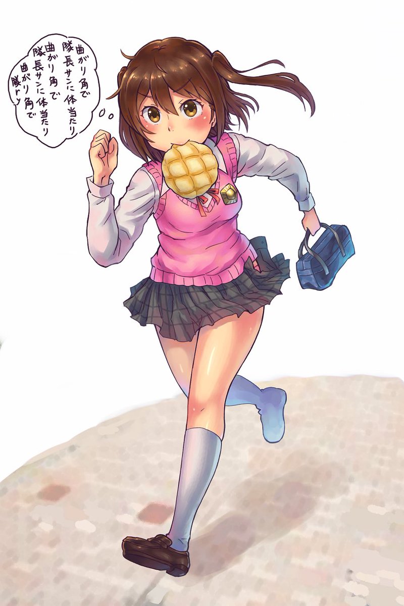 もえかす U Tvitteri 登校中にパンを咥えて あたし 賢宮ほたる 五稜館学園に通う高等部一年生でどこにでもいる普通の女の子なんだけど ちょっと秘密があって ひゃわっ それより急がないと遅刻遅刻 とかいうモノローグを流しながら曲がり角で偶然を装って