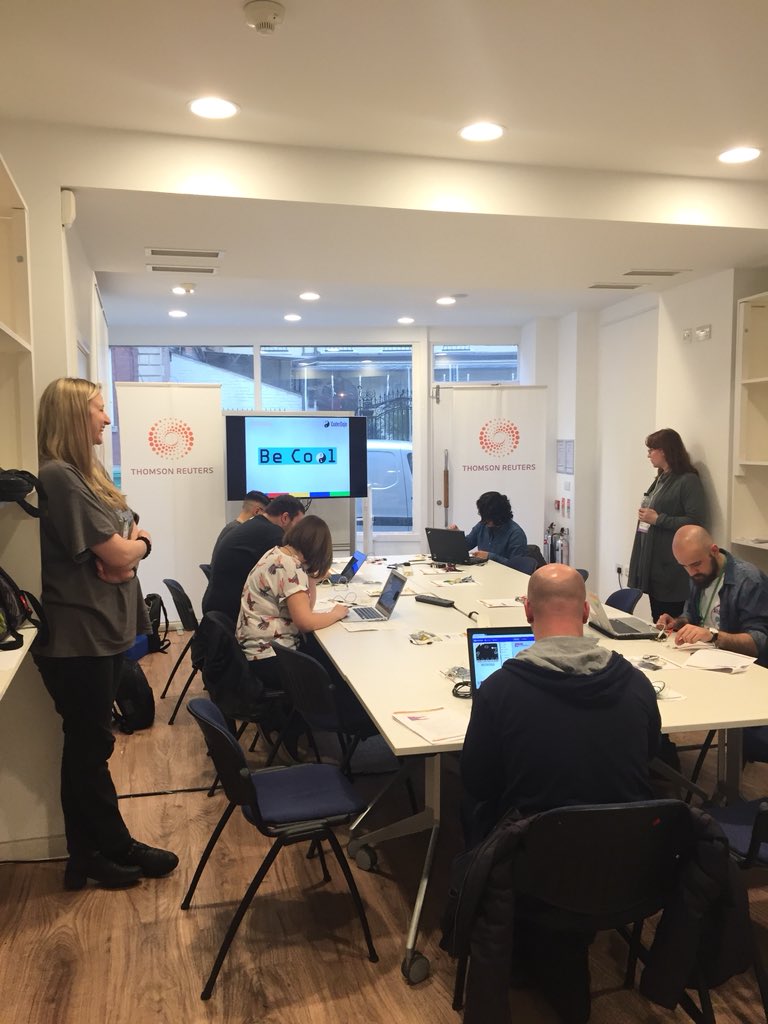 It’s time for our second #microbit workshop in partnership with #coderdojo @inspirewit !!!

#workingattr
#thomsonreuters
#inspirewit