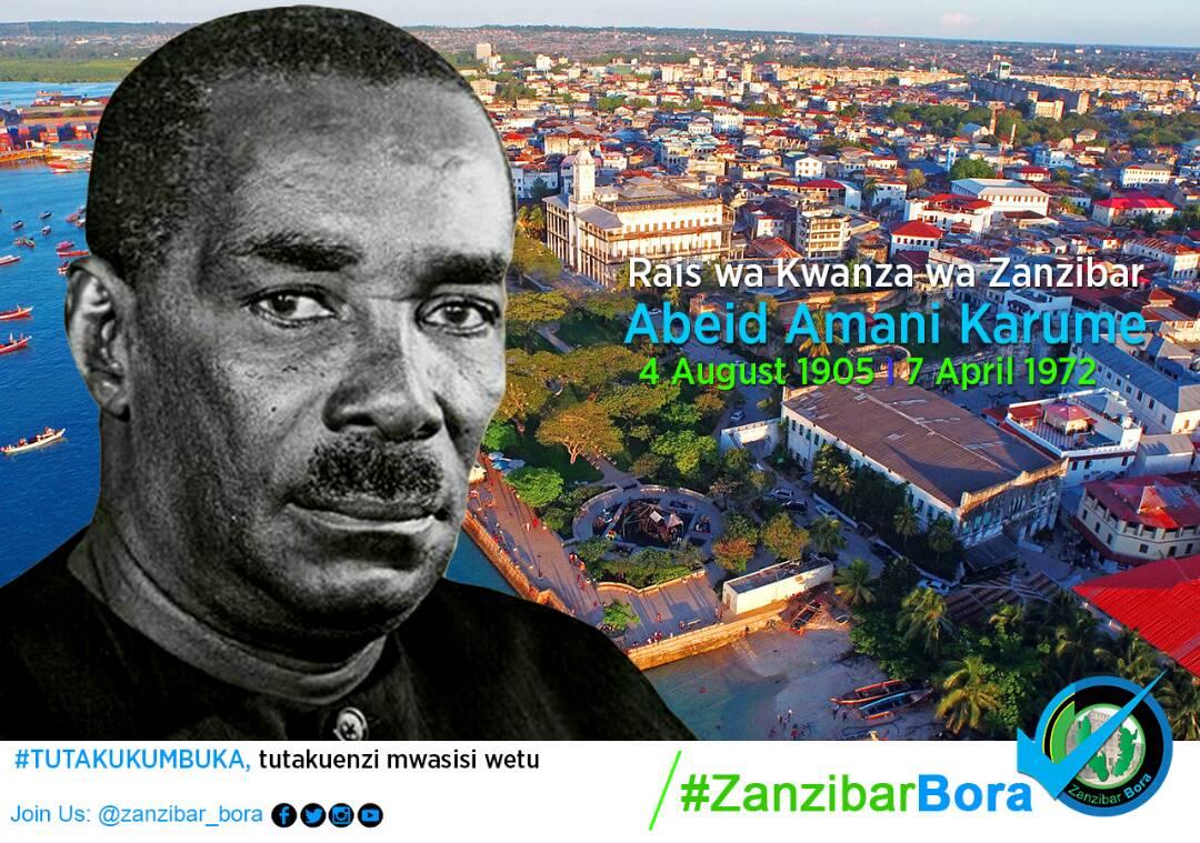 zanzibar_bora's tweet photo. #Tutakukumbuka #KarumeDay Mwasisi wa Mapinduzi Tukufu ya #Zanzibar #ZanzibarBora https://t.co/1WbVNSGsdH