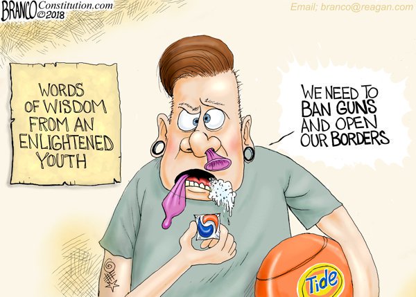 WonderWoman4USA's tweet photo. #5WordAdviceForTeens... "Acting stupid can kill you."
(Guns aren't the problem. Stupid, sick people are the problem. That's why we should RAISE age to drive, vote & own a gun to 21, cuz if you're doing the #TidePodChallenge & #condomsnortingchallenge YOU'RE THE LETHAL WEAPON!!! https://t.co/8g8EMnXy4R