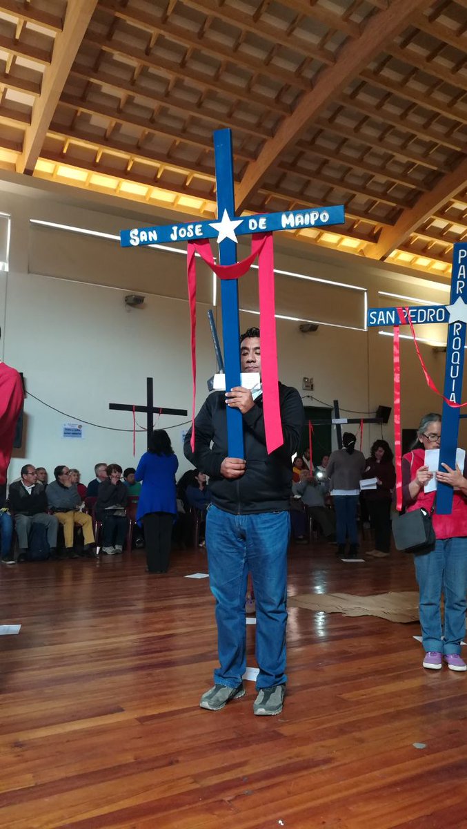 VicariadelMaipo's tweet photo. Lectura del Evangelio y mensaje de nuestro p Vicario Zonal p Miguel Hoban. 

@Iglesiastgo @Mensajeros_stgo

#AsambleaZonal
#MisiónPermanente
#XSínodoSantiago 
#Fco18 https://t.co/AigDa8vovN