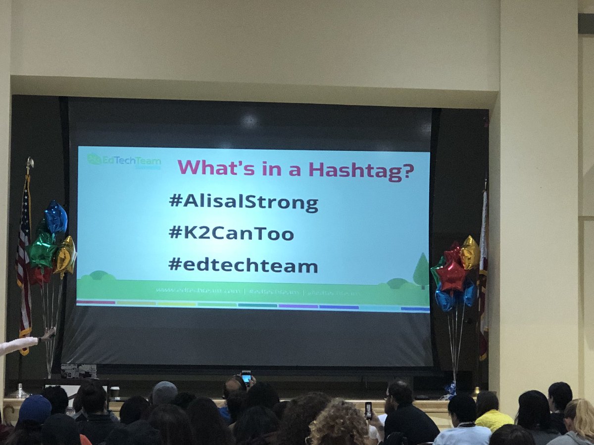 Follow these hashtags today for some awesome #K2CanToo learning happening in Alisal today!! #edtechteam #alisalatrong #alisalfuerte