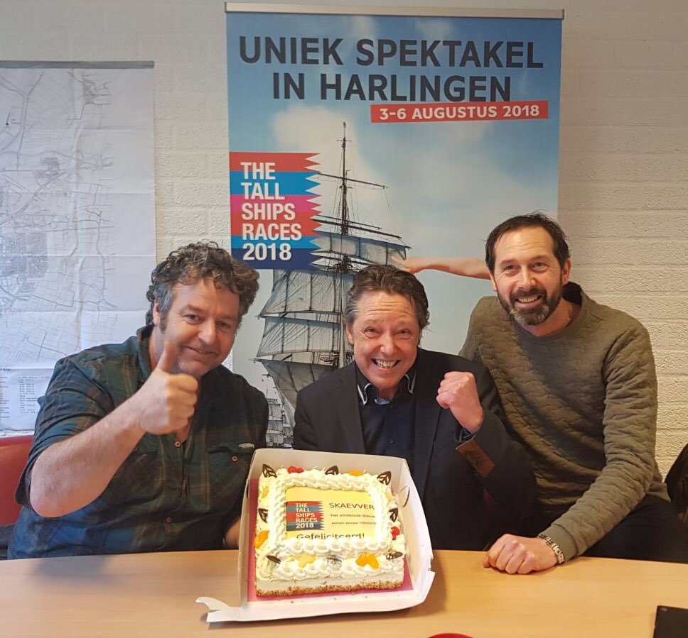 De band Skævver is met hun nummer ‘Het Eindeloze Blauw’ het muzikale logo van #TSRH2018 goo.gl/q7D9F1