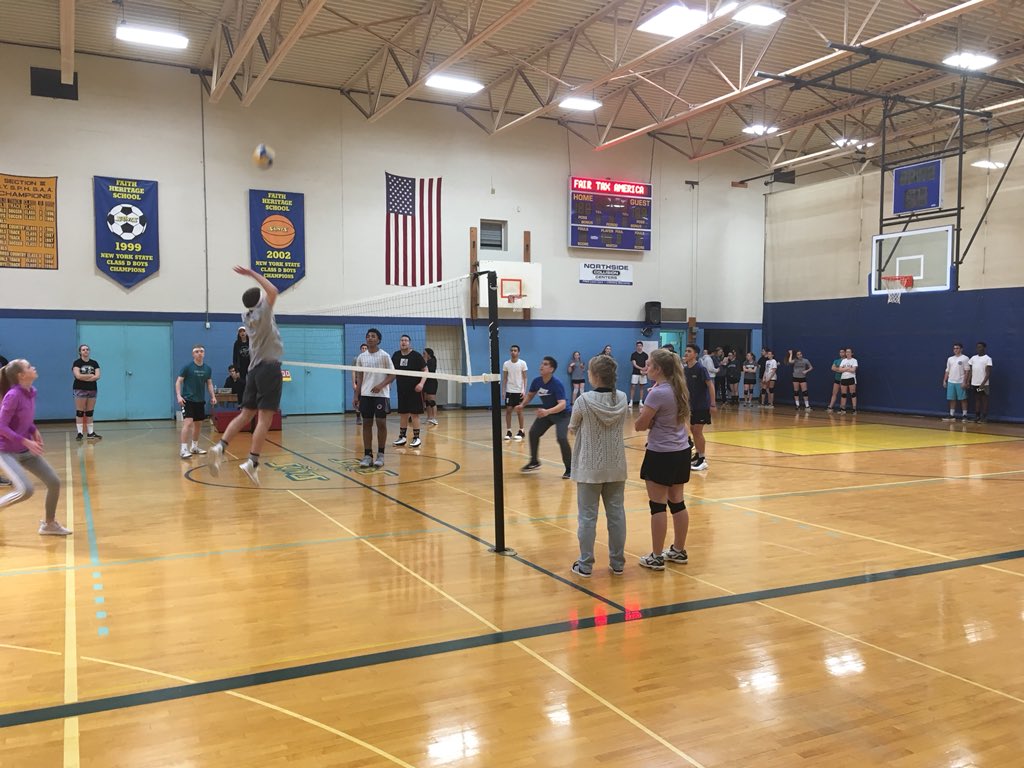 Great turnout for the FHS InSaintity volleyball tournament today.