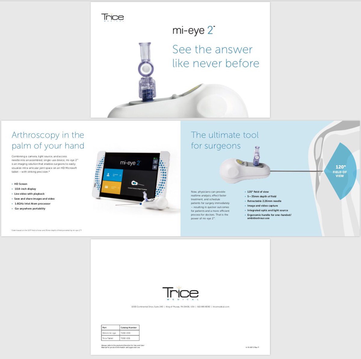myorthodoc's tweet photo. Do you have a patient who needs a Knee MRI but they cannot get one bc they have a pacemaker?  This @TriceMedical MiEye needle arthroscopy might do the trick!!  @rentierrez #kneepain #mmaDoc #meniscustear https://t.co/7JhH0b1PUu