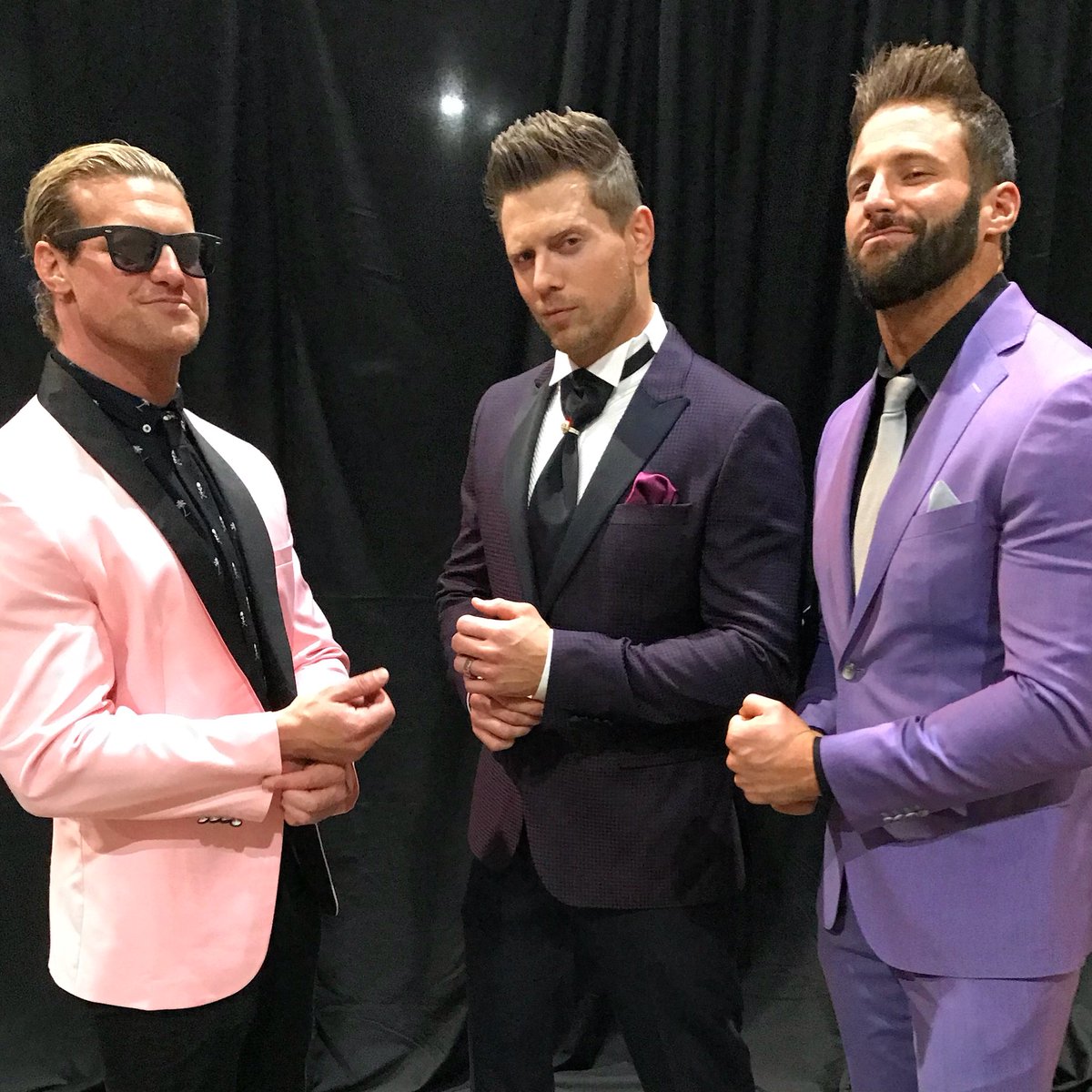 TheMattCardona's tweet photo. Where’s Morrison? @heelziggler @mikethemiz @TheRealMorrison #WWEHOF #WrestleMania https://t.co/iEFM6qH3U7