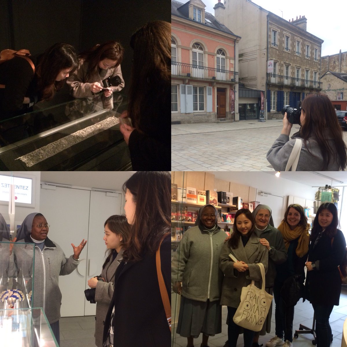 Accueil presse Corée // visite du musée des BA et dentelle et de la maison natale de Ste Thérèse avec #spiritualfrance @AttractiviteNdy #visitalencon