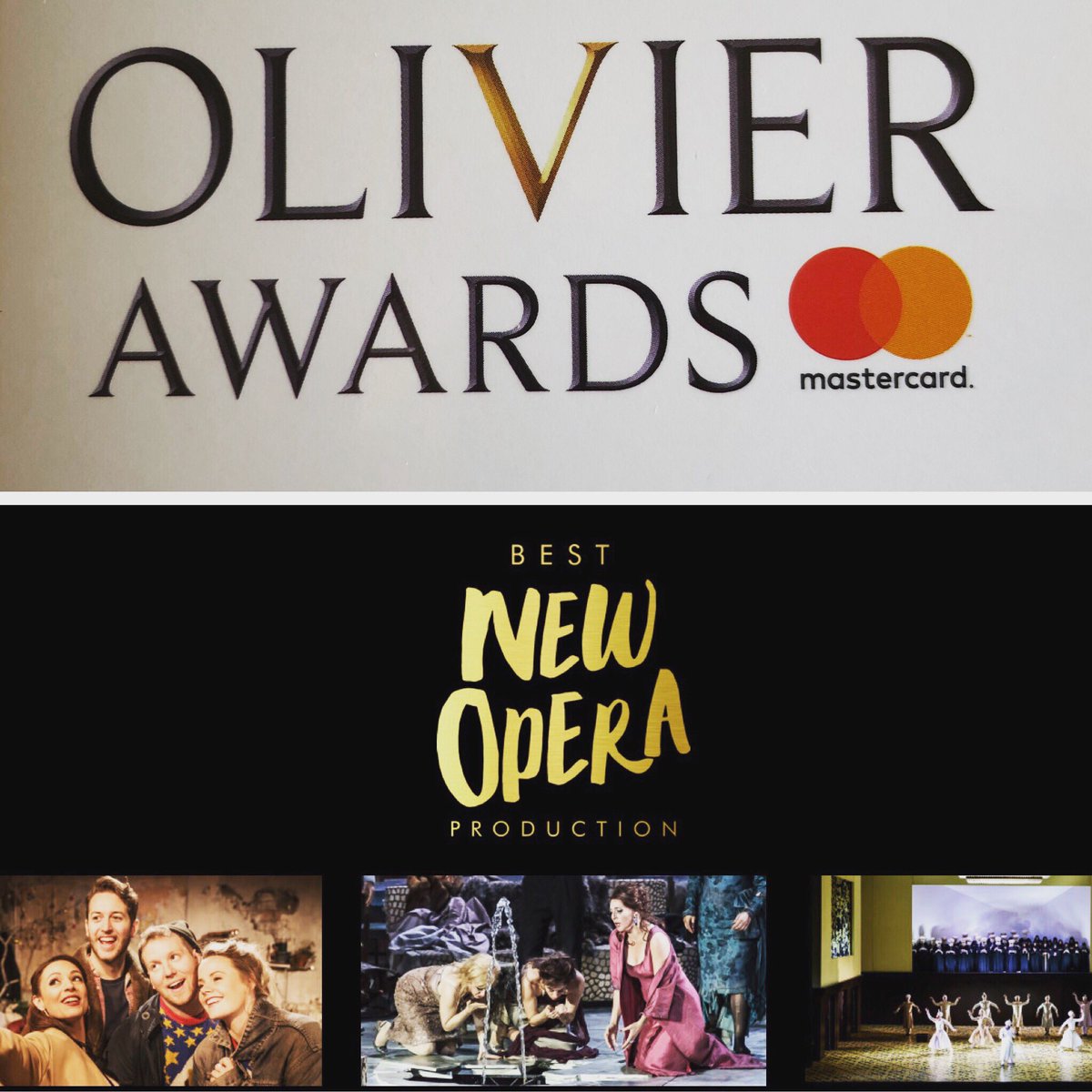 honsop's tweet photo. Can’t wait for @OlivierAwards tomorrow @RoyalAlbertHall                     Go team La Boheme @KHTWestEnd     #laboheme #bestoperaproduction #glamandglitz #blacktie #soproud https://t.co/OIekQF96xZ