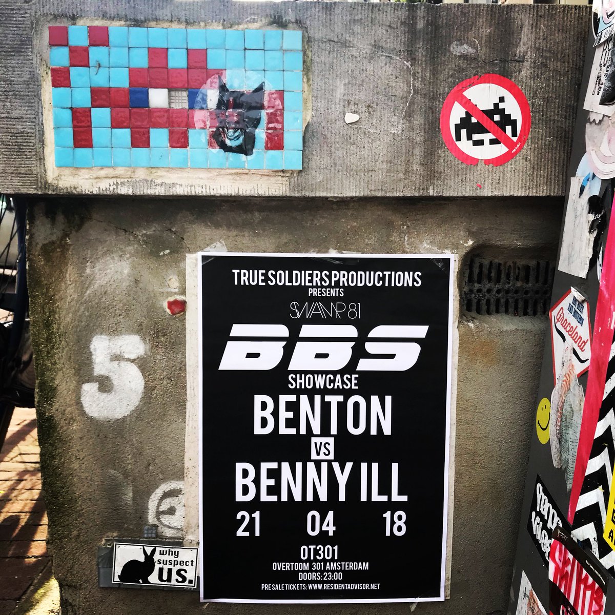 Word is in the streets! Exactly two weeks and <a href="/SWAMP81/">SWAMP 81</a> <a href="/bentonbeats/">Benton Beats</a> <a href="/BentonDread/">BENTON</a> <a href="/HorsepowerProd/">BENNY ILL</a> invade the <a href="/OT301/">OT301 Amsterdam</a> ! 420 weekend will blaze! 21/04/2018 save the date >>>>>