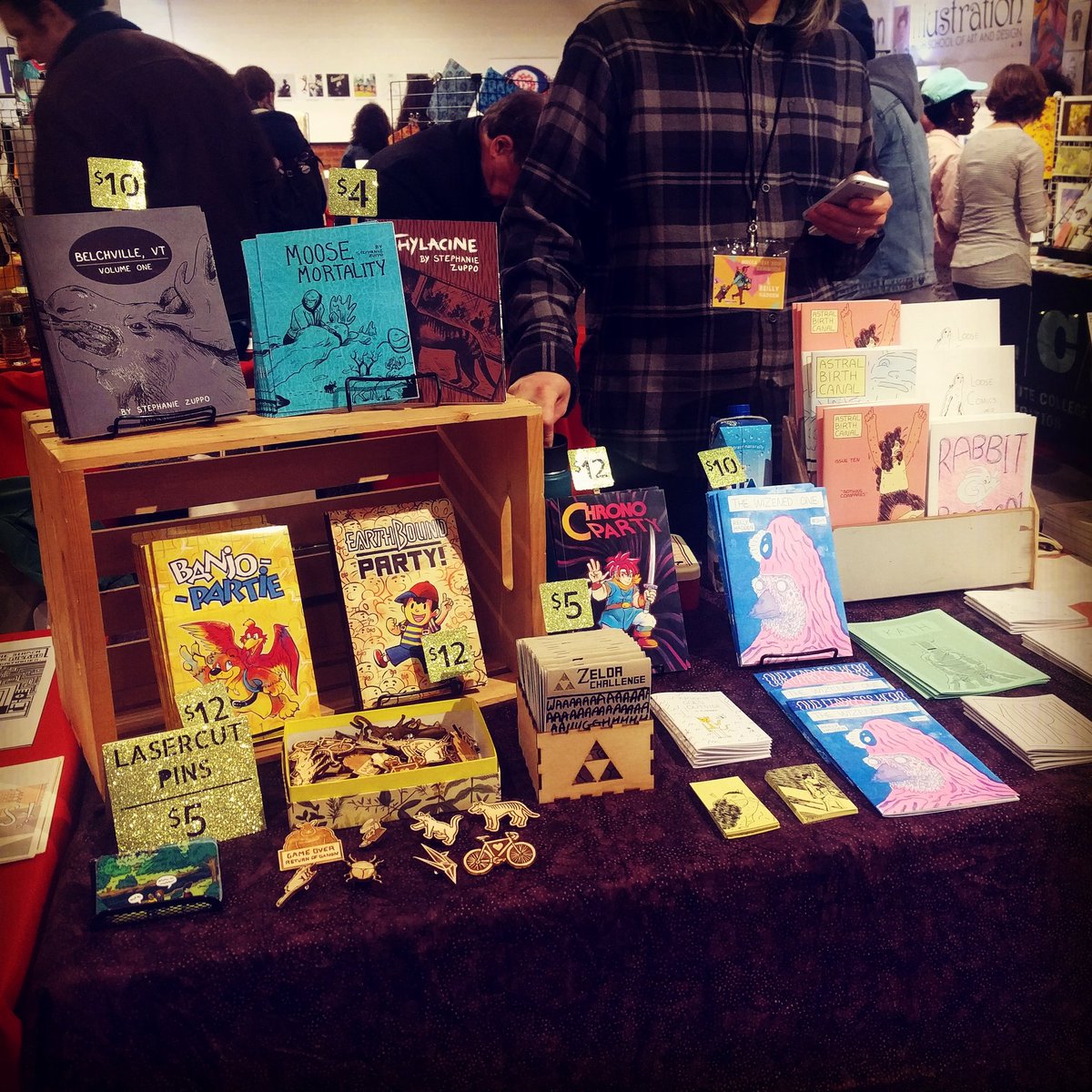 teppiZUPPO's tweet photo. Me and @reillyhadden are at @MoCCAFestNYC this weekend selling a bunch of @blankparty books and more!! Come visit us (and @thesnowybiscuit) at table I267! 😝 https://t.co/552WfqbsjG