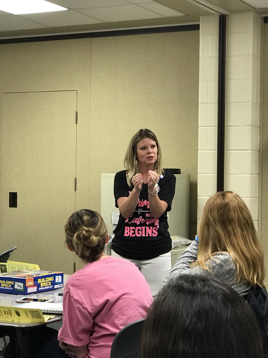 andreahornbeak's tweet photo. Learning about STEM activities for our youngest learners! @LaTishaJB @CyFairISD #cfisdecc https://t.co/SXjQPlj65b