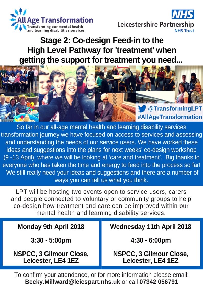 Leicestershire Partnership NHS Trust tweet media