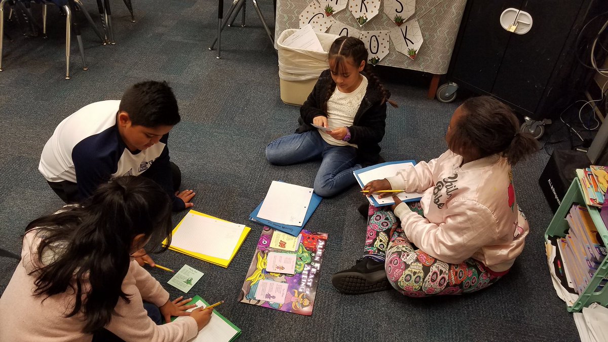 LALoganFWISD's tweet photo. 3rd grade Saturday School...learning and having fun, too! Group may be small, but they are some hard workers!  #GettingSTAARready #LoganTigers @pdilley5 @ChristeneMoss @FWISDElemMath @KamicoInc https://t.co/nrhqbVHXJH