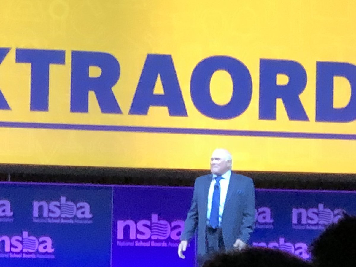 WayneLWorkman's tweet photo. National School Board Conference in San Antonio. Terry Bradshaw reminded us of our important role as education leaders and family! https://t.co/BZngDCmhvD