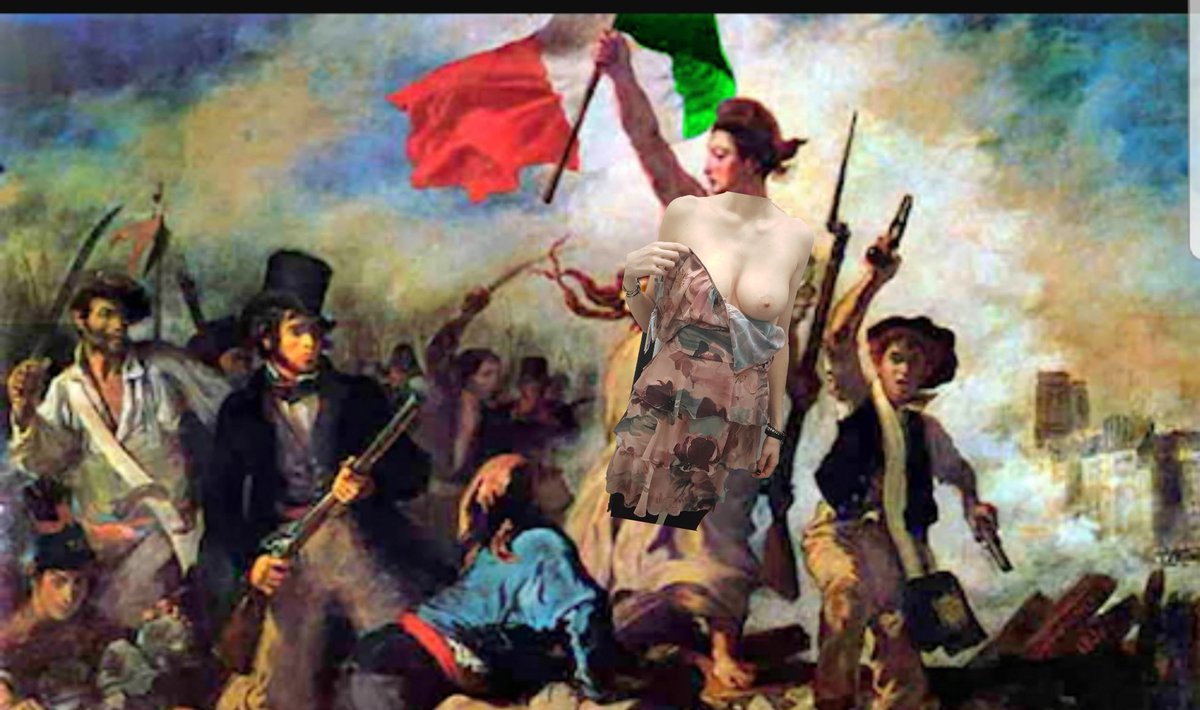 A 170 anni dalla rivoluzione francese, vi ripropongo questo splendido olio su tela di Eugène Delacroix.