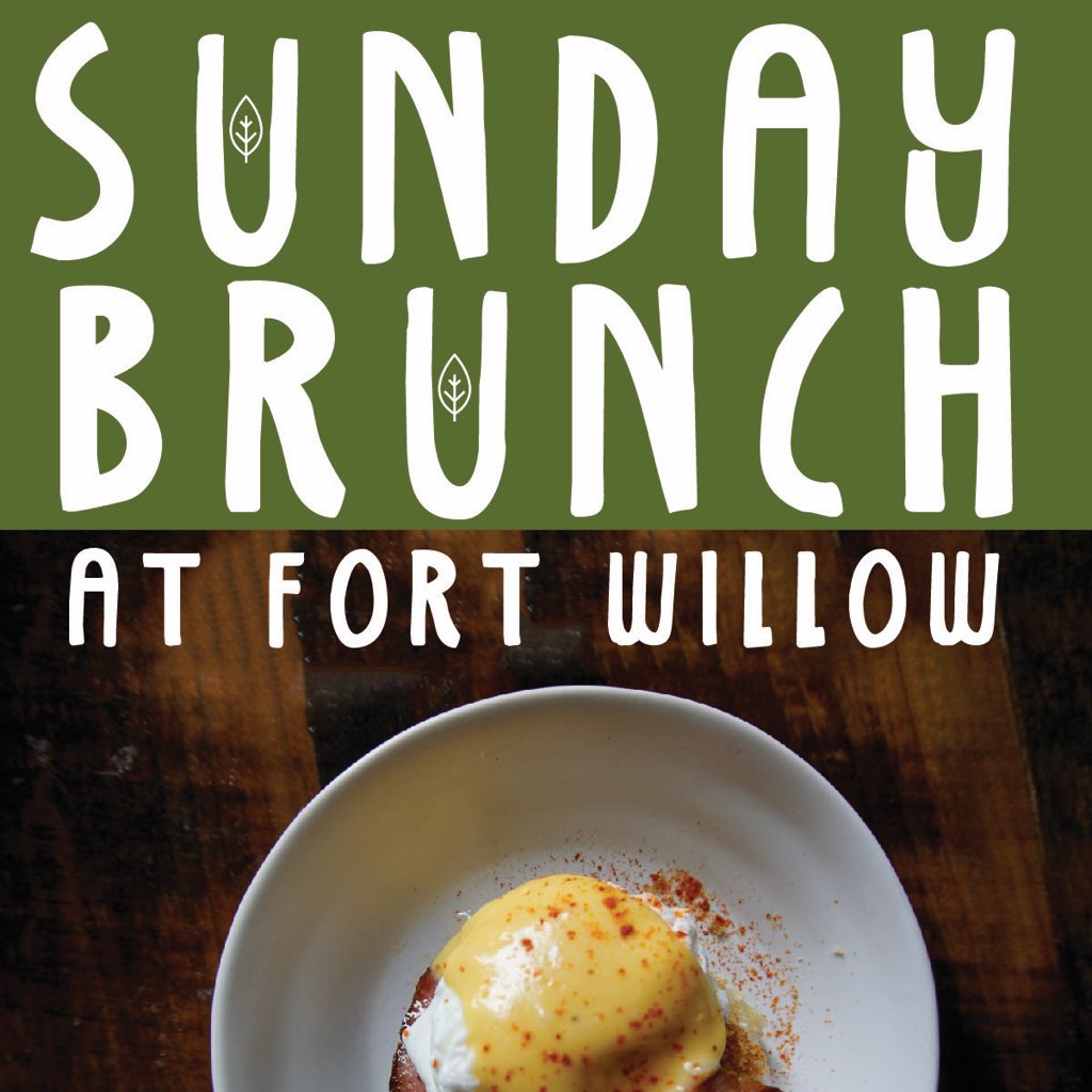 🍳🥓TOMORROW we are launching SUNDAY BRUNCH <a href="/FortWillow/">Fort Willow</a>! Gather your brunch squad and join us every Sunday from 10am-3pm. View the full menu at fort-willow.com. See you there!